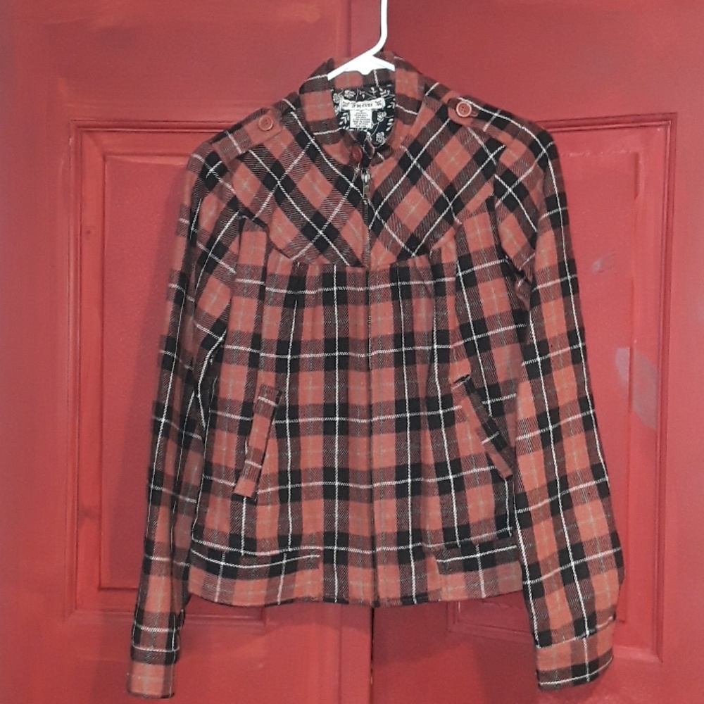 Forever 21 Plaid Jacket Size Medium